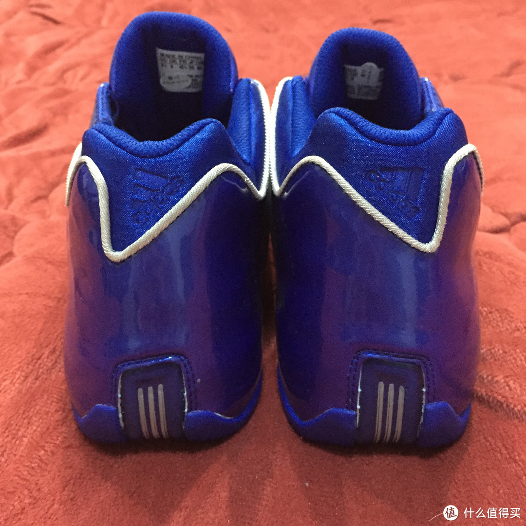 入个情怀：adidas 阿迪达斯 T-Mac 3 麦迪3蓝色漆皮版 GAG59 篮球鞋