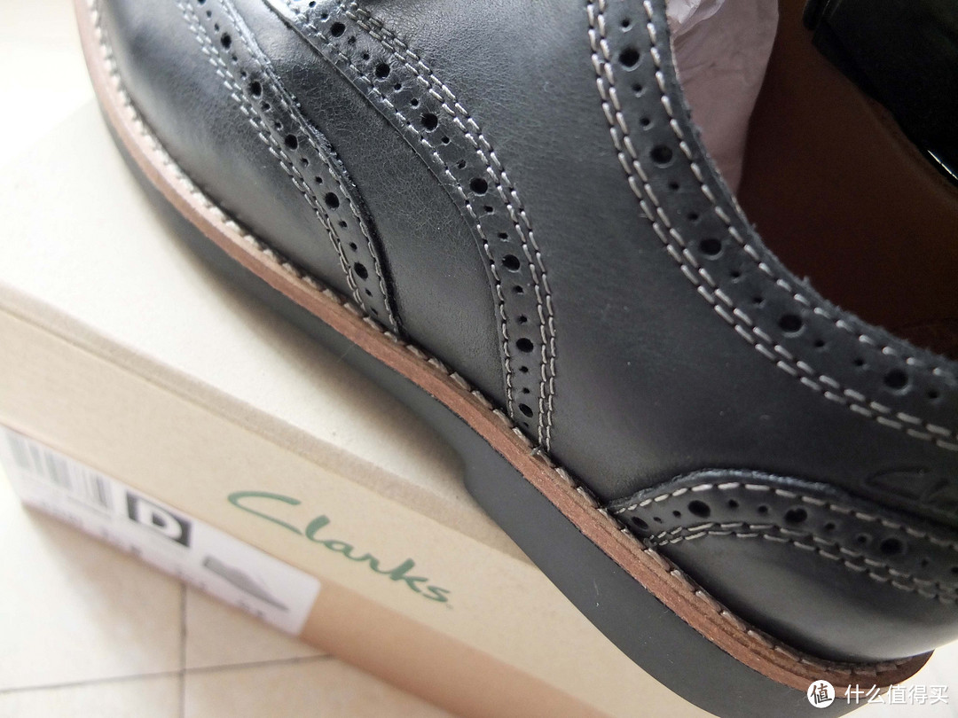 Clarks 其乐 Raspin Brogue Oxford 男款布洛克牛津鞋