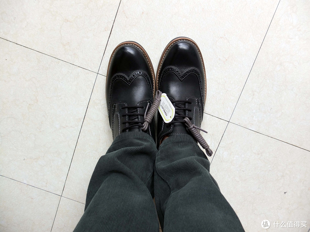 Clarks 其乐 Raspin Brogue Oxford 男款布洛克牛津鞋