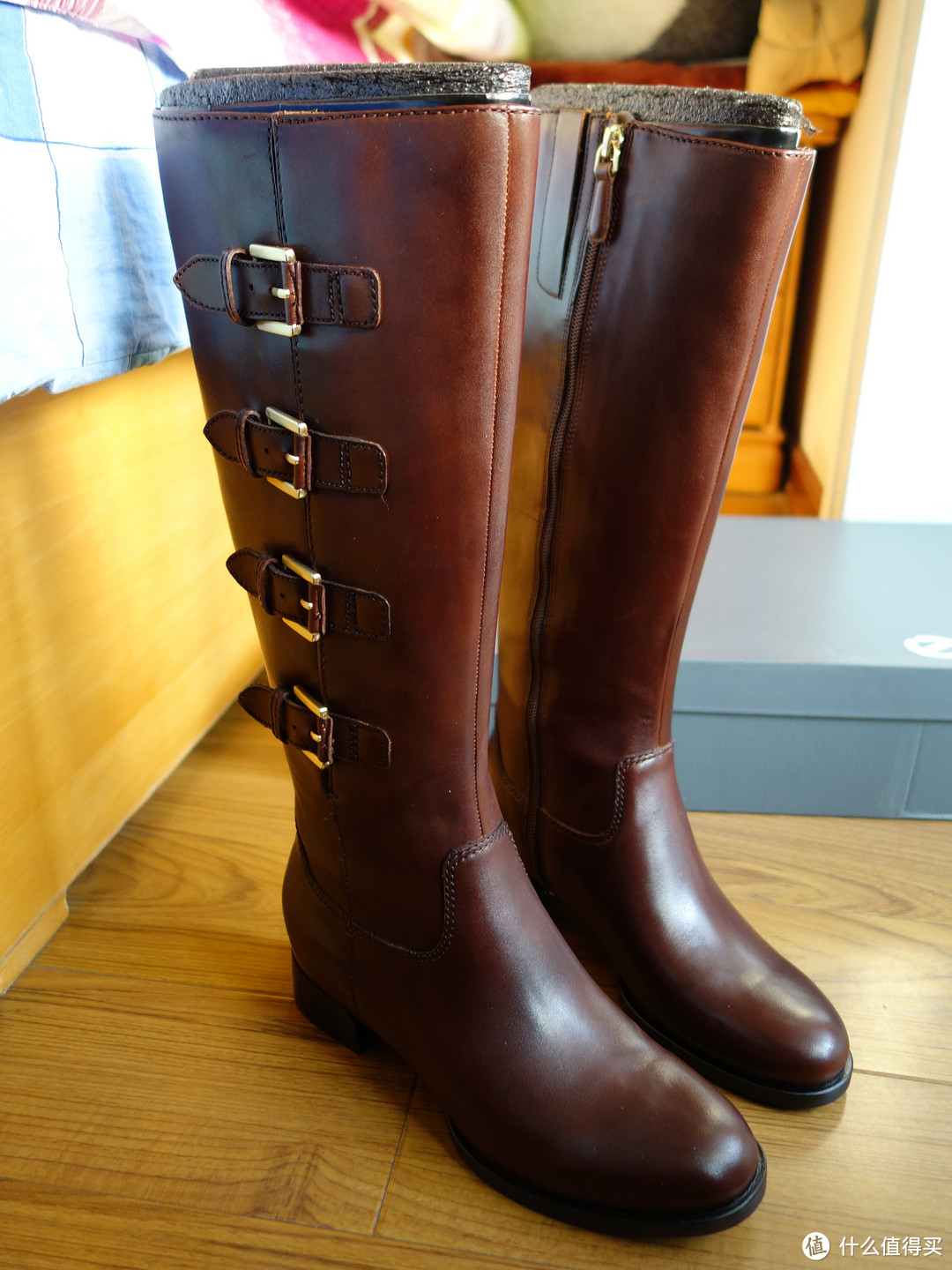 漂洋过海来看你 ：ECCO 爱步 Sullivan Buckle Riding Boot 高筒女靴