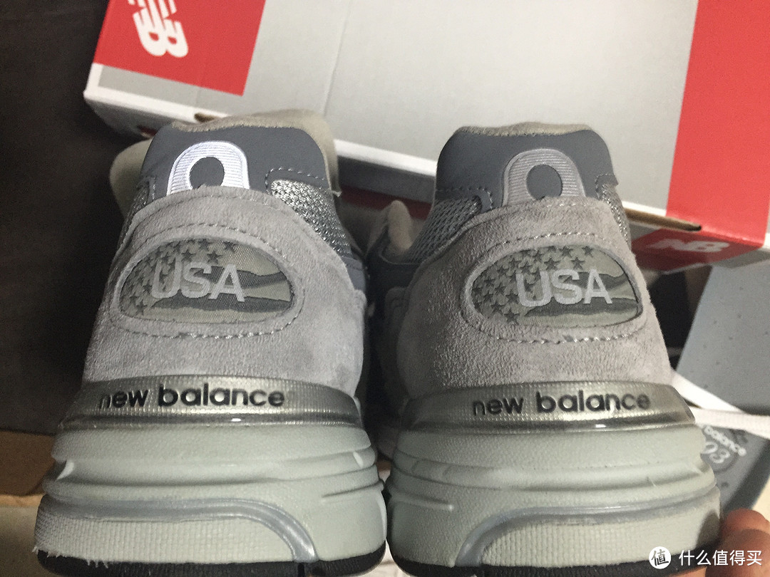 黑五入手的New Balance 新百伦 993 男款 总统慢跑鞋飘了一个月