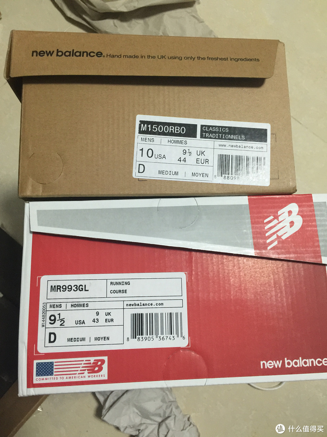 黑五入手的New Balance 新百伦 993 男款 总统慢跑鞋飘了一个月