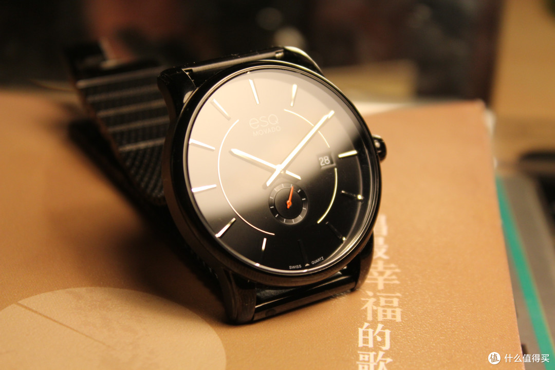 ESQ by Movado 07301445 黑色男士钢带腕表