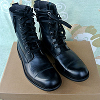 John Varvatos Star Strum Combat Zip Boot 黑色高帮男靴