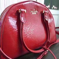 红雾如朝：官网购入 kate spade cedar street patent small pearl 女款漆皮包