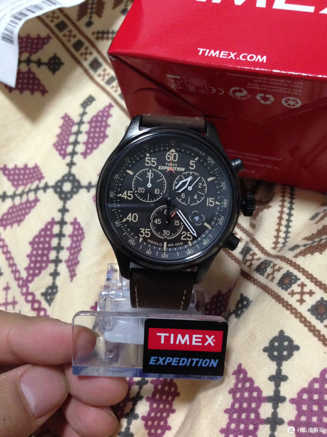 终于来了个非光能的,美亚入手Timex 天美时 Expedition T49905 男士腕表