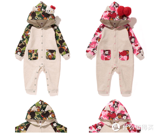 Baby Milo 与 Hello Kitty 互换头饰：Bape 牵手 Hello Kitty 最新联名系列即将上市