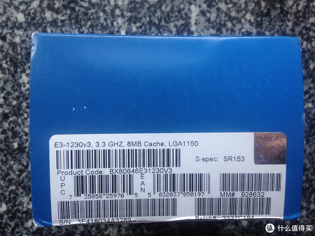 【ebay好物分享会】Intel E3 1230 V3盒装处理器