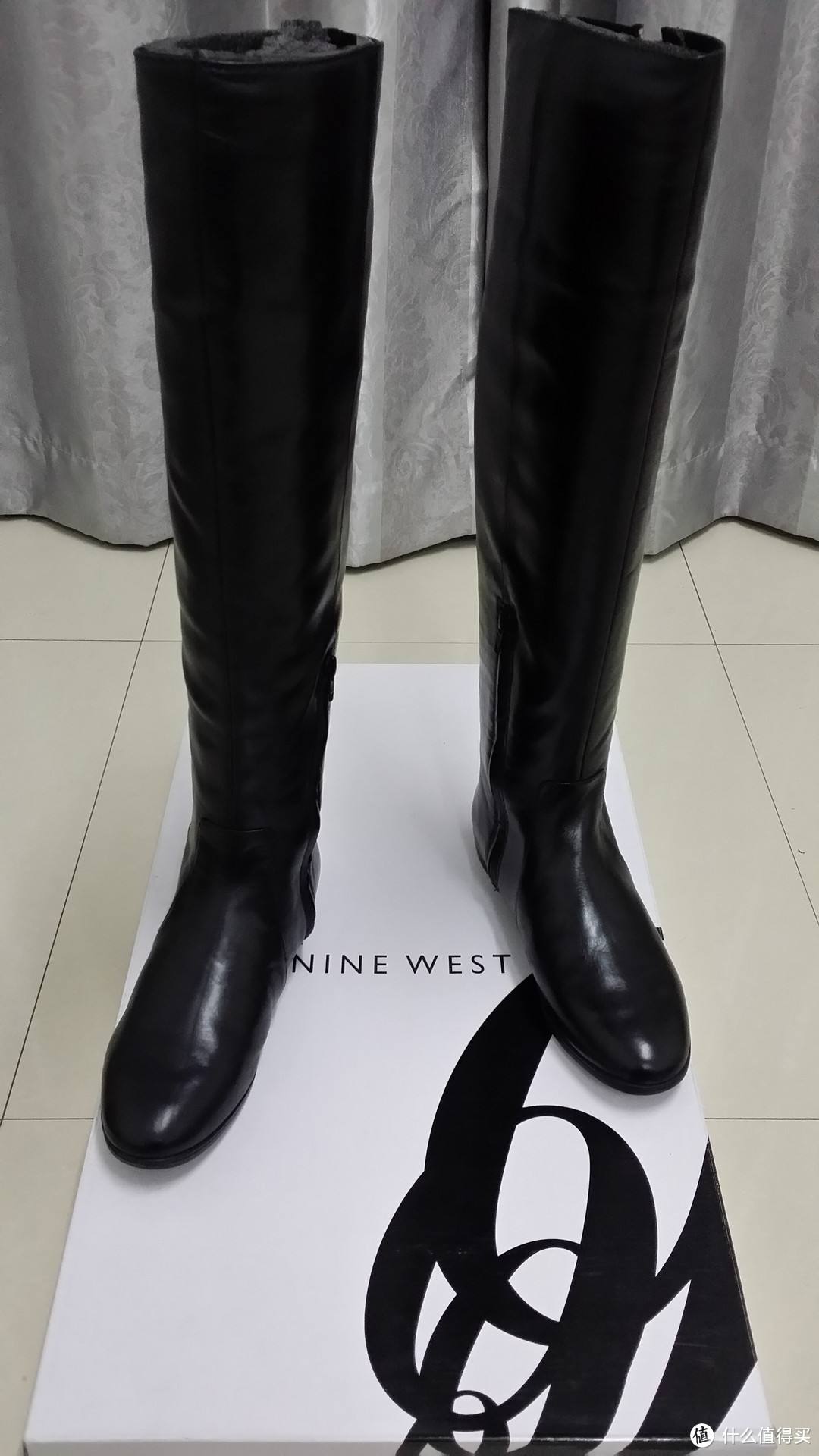 【2014圣诞特别征稿】致宝贝媳妇 我们一起走下去：Nine West 玖熙 Tomoko 女士高筒靴