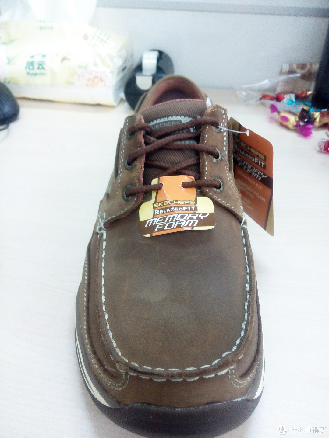 Skechers 斯凯奇 Expected Gembel Relax Fit Oxford 男款牛津鞋