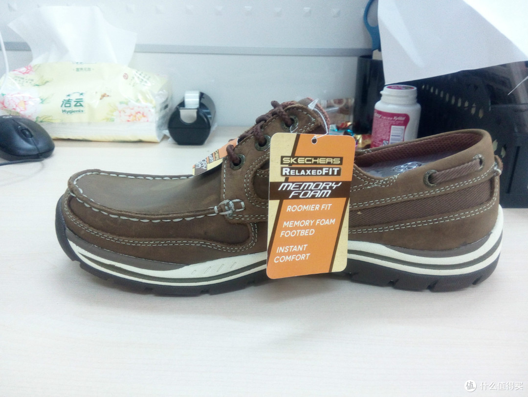 Skechers 斯凯奇 Expected Gembel Relax Fit Oxford 男款牛津鞋