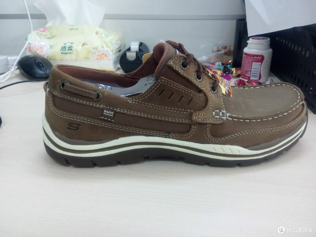 Skechers 斯凯奇 Expected Gembel Relax Fit Oxford 男款牛津鞋