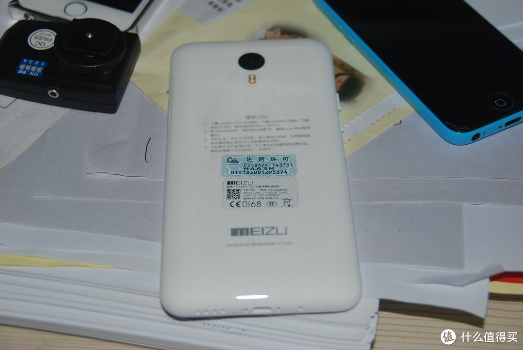 MEIZU 魅族 魅蓝Note 白色 移动4G  32G版本开箱