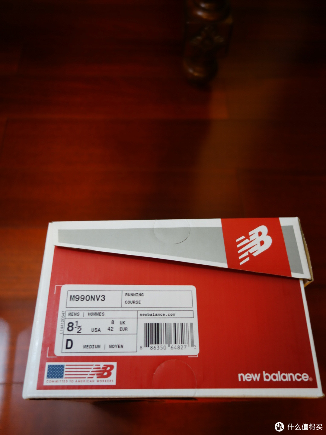 2015新年第一天给自己的礼物：new balance 新百伦 W990V3 男款旗舰级慢跑鞋