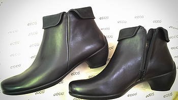 【孝敬老妈】ECCO 女鞋ECCO Women's Sculptured Folded Zip Boot