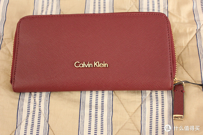 美亚直邮：Calvin Klein CK女款拉链长钱包