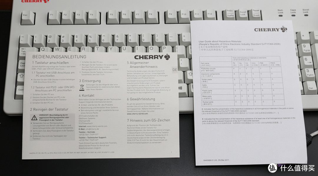 新手入坑：CHERRY 樱桃 G80-3494 机械键盘 开箱&上手感受