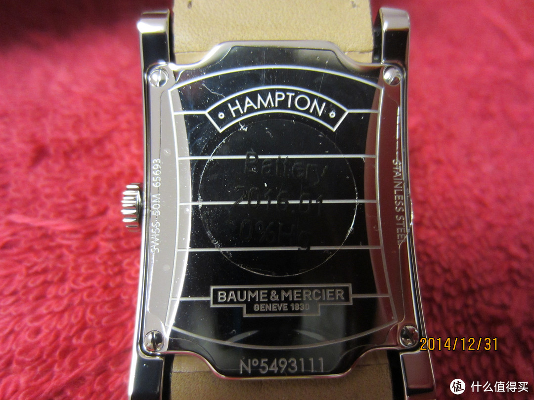 迟到的礼物：Baume & Mercier 名士 Hampton系列 女士皮带腕表 MOA10081​