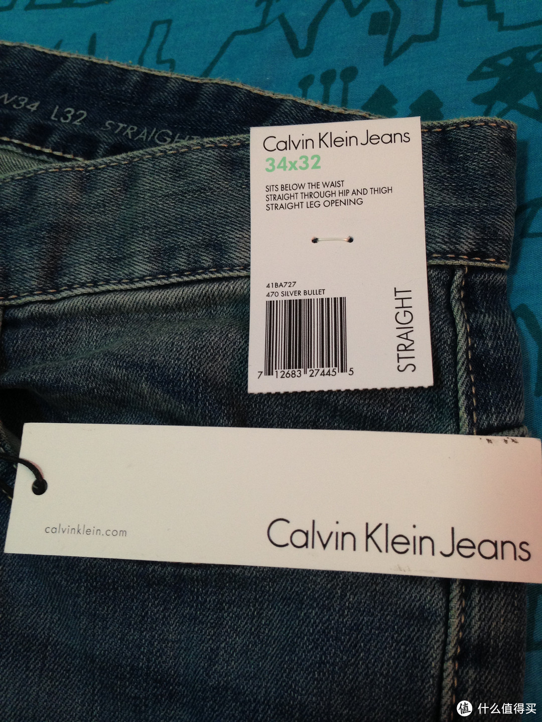 买买买！美亚直邮入手Calvin Klein Jeans in Silver Bullet男士直筒牛仔裤