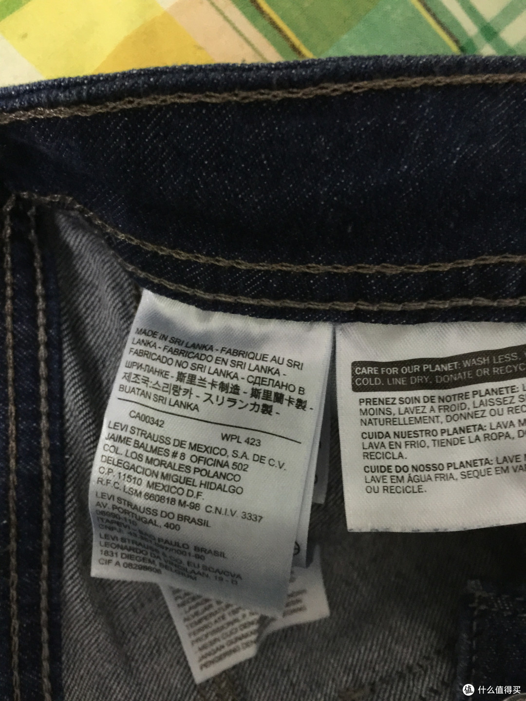 海淘Lee&levi's 牛仔裤 附男、女款尺码分享