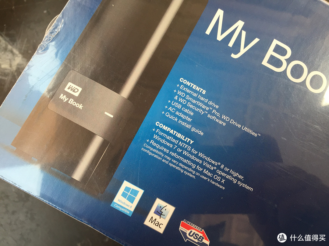 给几千小“老婆”安个“新家”：Western Digital 西部数据 My Book 3.5英寸 USB3.0 移动硬盘 3TB