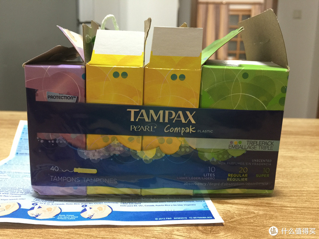 Tampax 丹碧丝 卫生棉条 使用感受