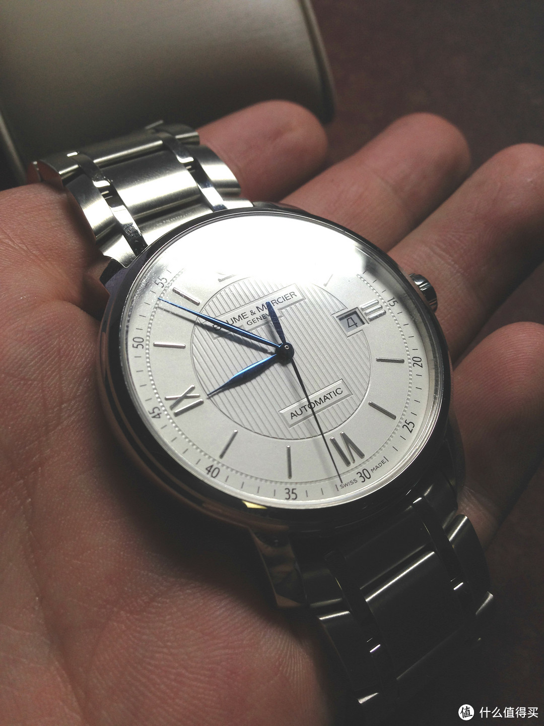 J网入手BAUME & MERCIER 名士 Classima 克莱斯麦系列 MOA10085 男款机械腕表