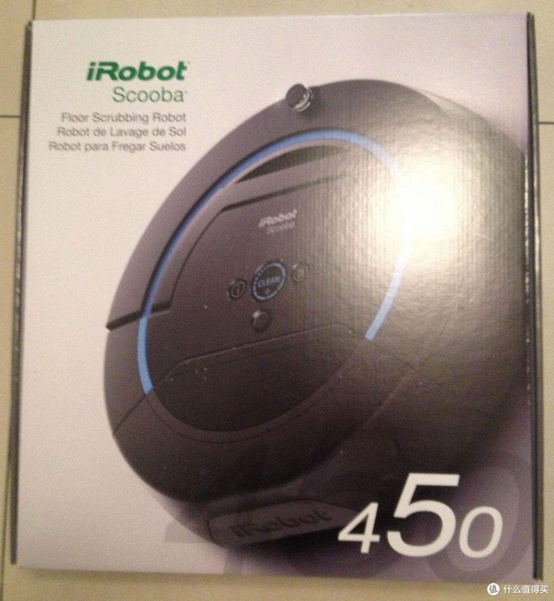 美亚直邮 iRobot Sooba 450 地板清洁机 开箱