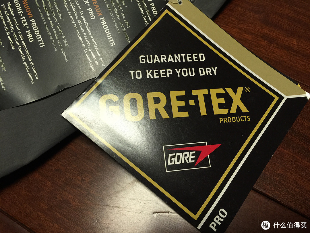 gore-tex pro标牌