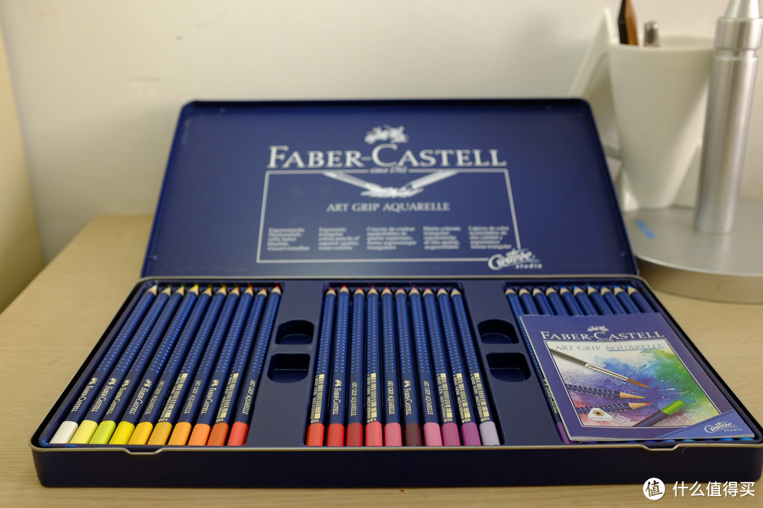 最好的生日礼物：FABER-CASTELL 辉柏嘉 蓝盒点阵60色水溶彩铅和36色油性彩铅