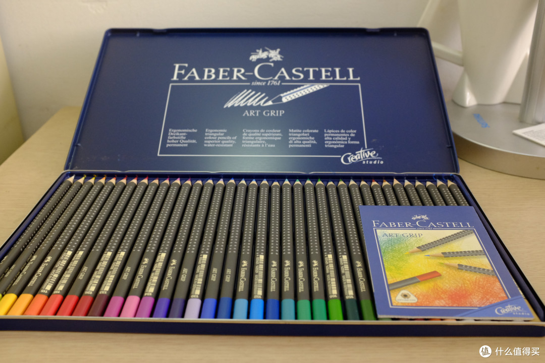 最好的生日礼物:FABER-CASTELL 辉柏嘉 蓝盒点阵60色水溶彩铅和36色油性彩铅