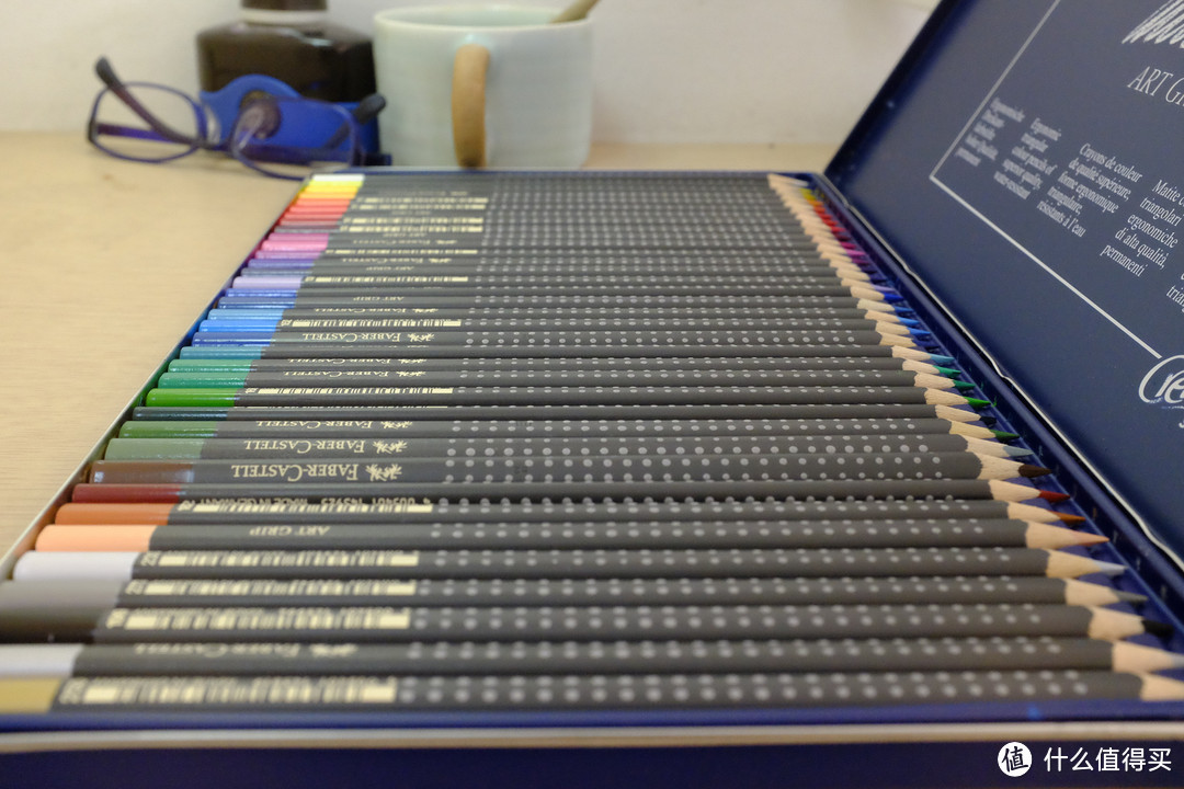 最好的生日礼物：FABER-CASTELL 辉柏嘉 蓝盒点阵60色水溶彩铅和36色油性彩铅