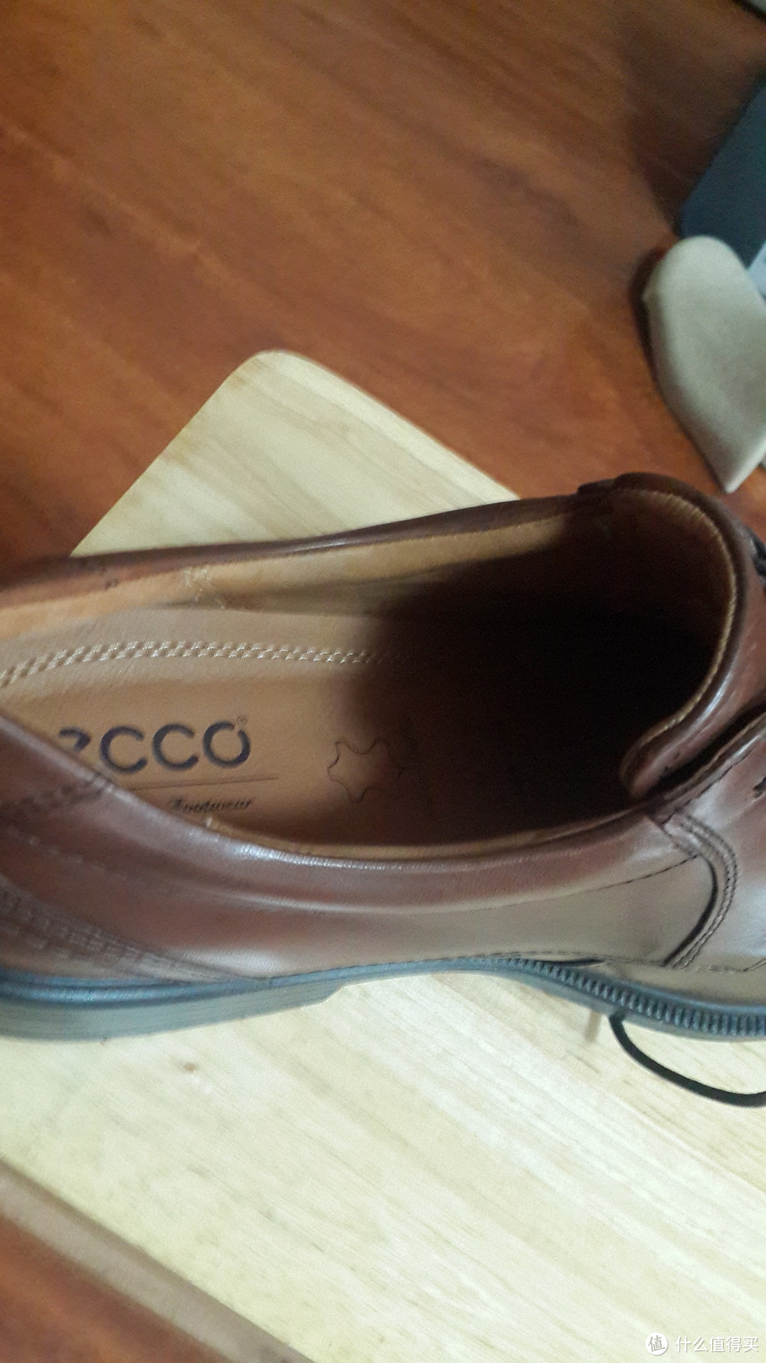 迟来的晒单——ECCO  爱步Dublin Apron Toe Tie Oxford 牛津鞋