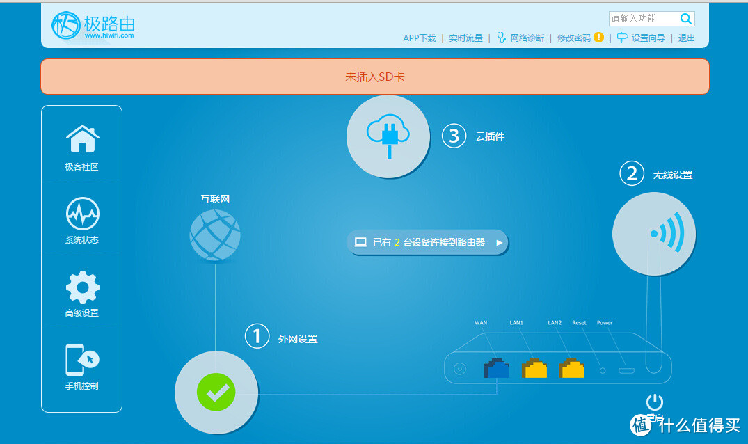 适合折腾的智能路由——HiWiFi 极路由 极贰+ 极卫星套装