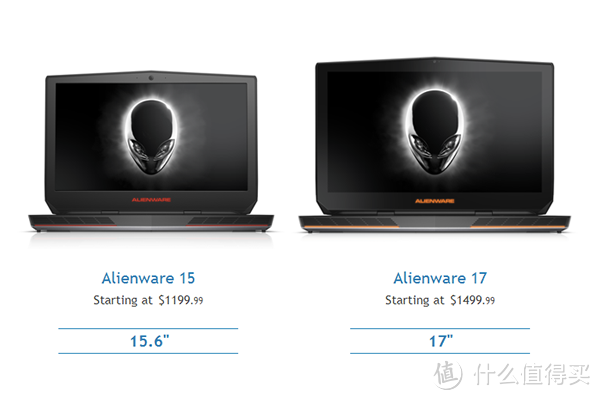 瘦身的大个子你怕不怕？外星人 ALIENWARE 15 / 17 游戏本 北美开卖