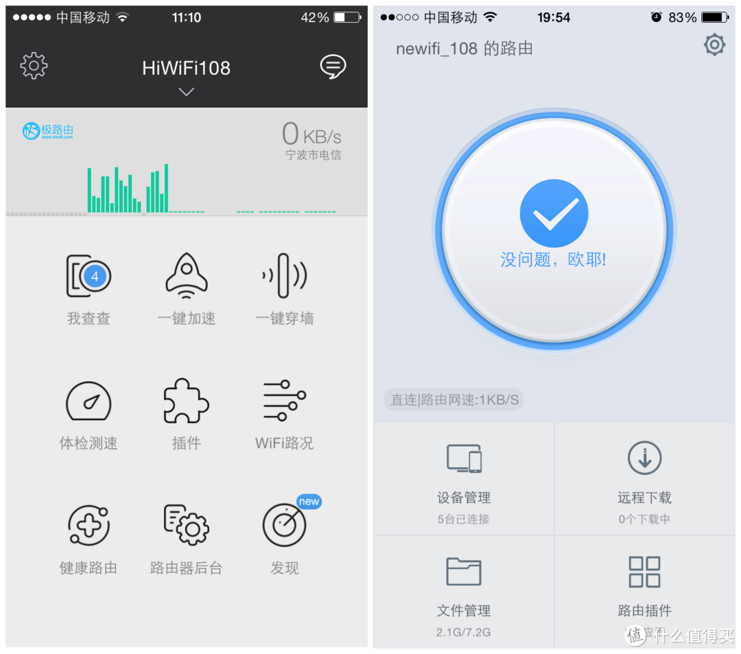极贰套装，一点不二—— Hiwifi VS Newifi