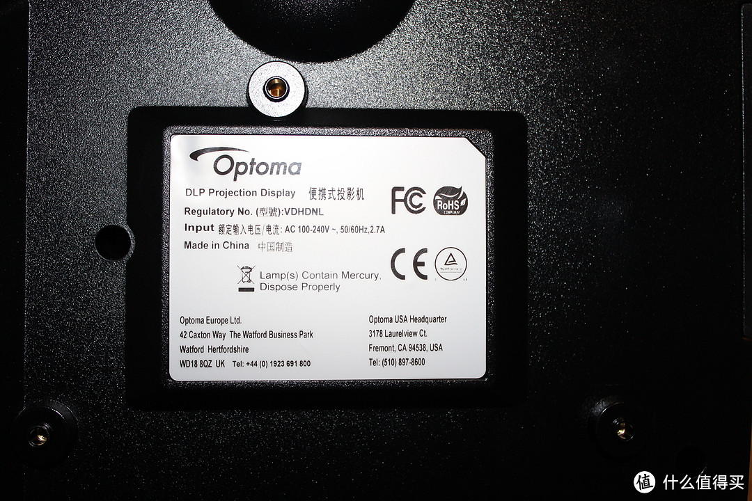 欢迎回到祖国怀抱：Optoma 奥图码 大眼睛HD141XE 投影机