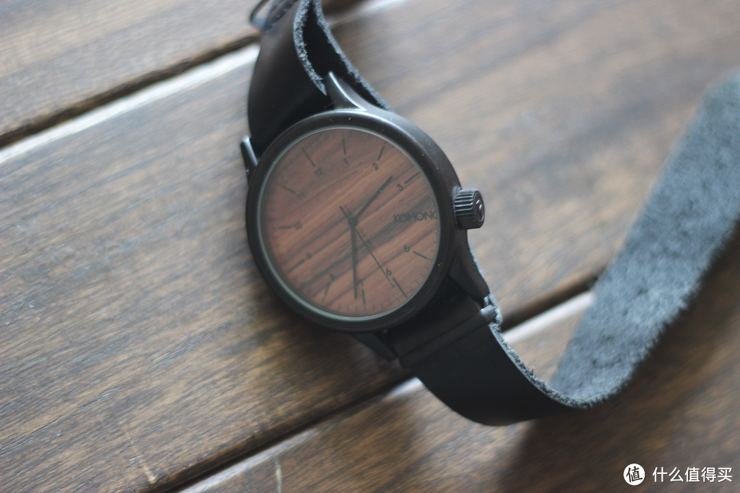 【ebay好物分享会】比利时 KOMONO Black Wood 复古时装手表