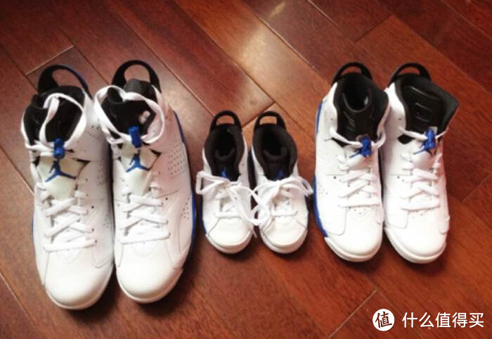 一家三口一人一双：NIKE 耐克 AIR JORDAN 6 RETRO Sport Blue