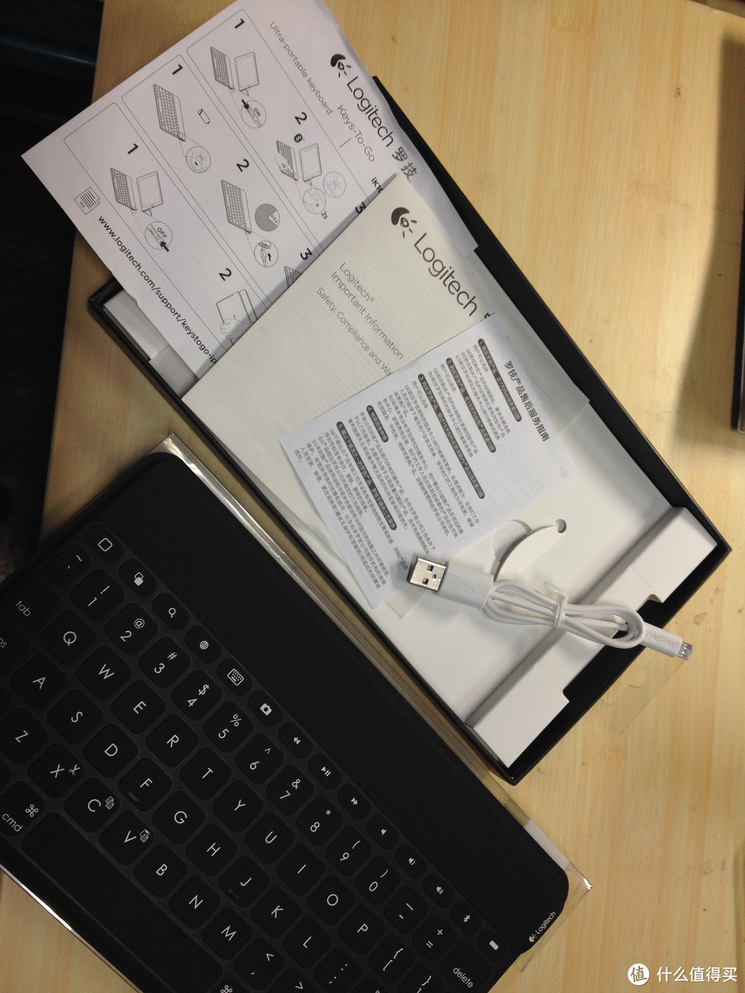 Ipad蓝牙键盘：Logitech 罗技 iK1041 晒开箱和测评
