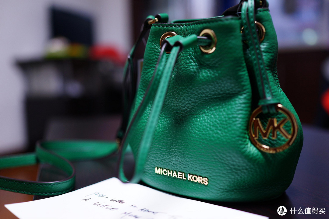 MICHAEL MICHAEL KORS  Jules皮细绳水桶包