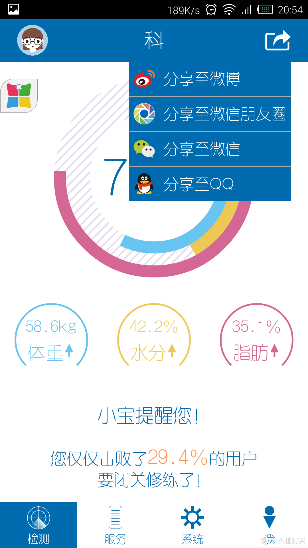 Yolanda 云康宝 CS20A 智能人体成分秤