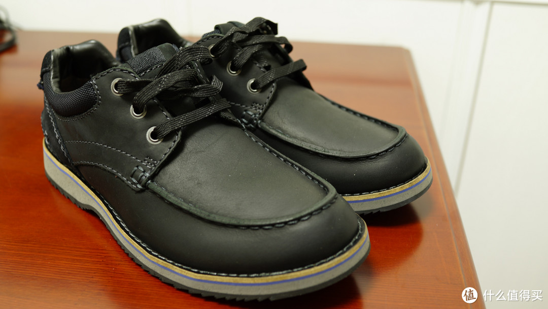 中亚入手 Clarks 其乐 Mahale Edge 26102482 黑色 生活休闲鞋