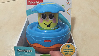 Fisher-Price 费雪 Peek and Roll Ball 婴儿发声玩具球和松之龙学步帽