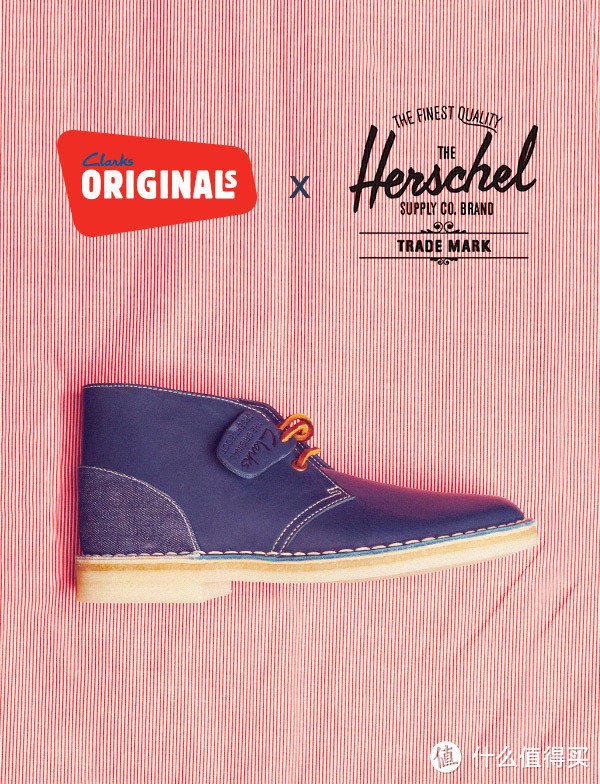 文艺小清新：Clarks Originals × Herschel Supply  联名款沙漠靴