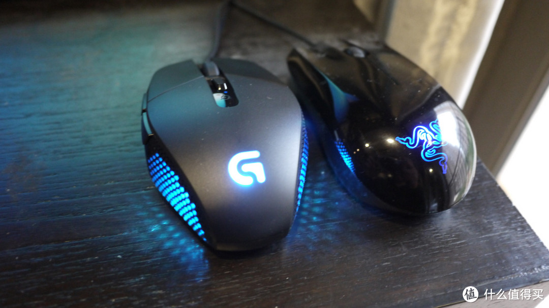 Logitech 罗技 G302 MOBA 电竞游戏鼠标众测报告-4鼠标对比