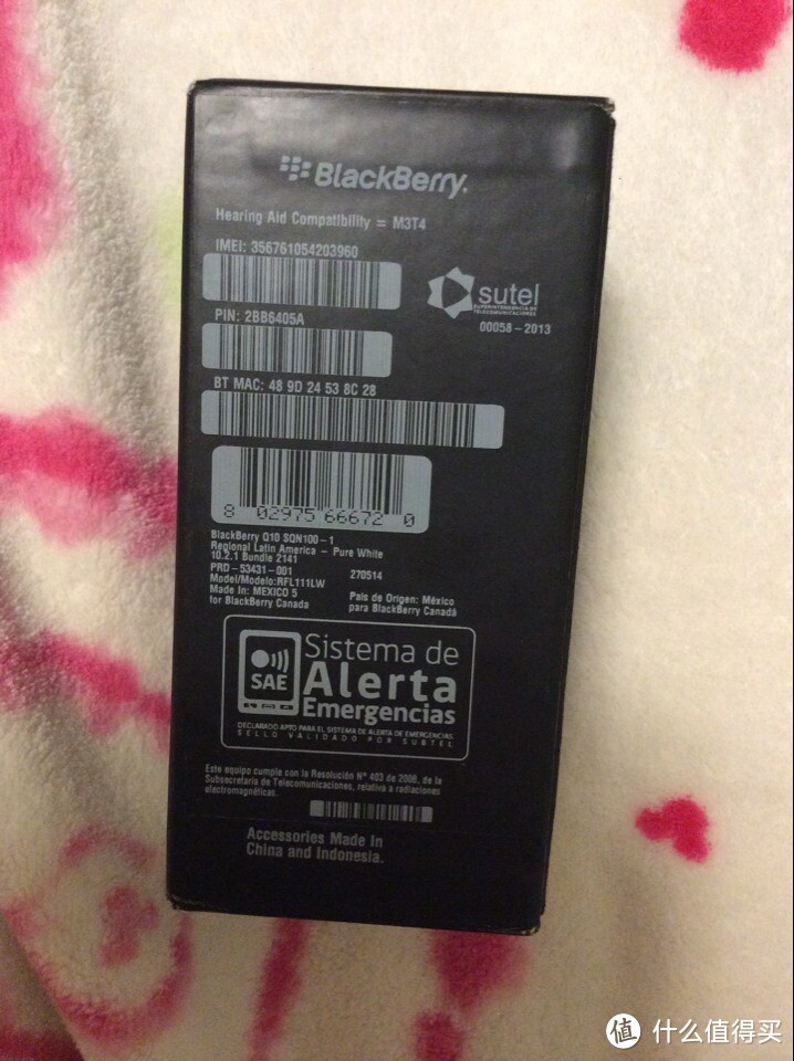 不是情怀是真爱：ebay购入BlackBerry 黑莓 Q10 套装