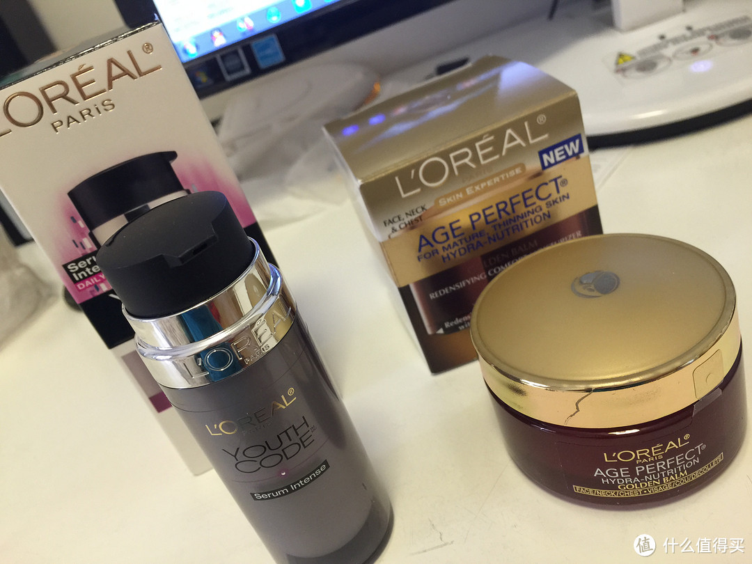 美亚直邮 L'OREAL PARIS 巴黎欧莱雅 Youth Code 青春密码 精华肌底液 & Age Perfect 金致臻颜系列面颈霜