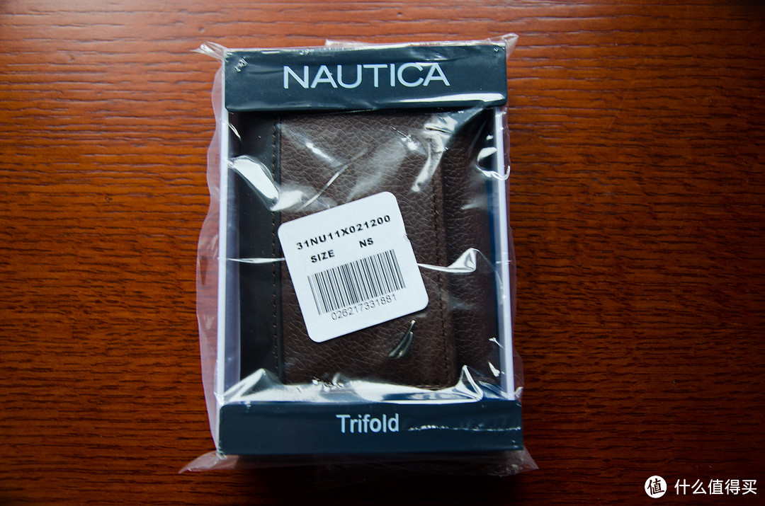 体验美亚DHL的极速：NAUTICA 诺帝卡 Milled Trifold 男款真皮钱包