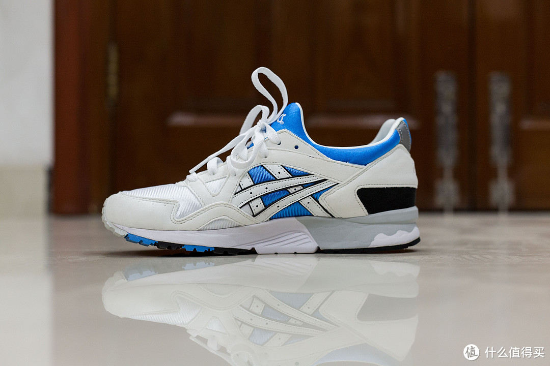 Asics 亚瑟士 Gel Lyte V "OG" 蓝白黑配色 KITH 特别款休闲鞋